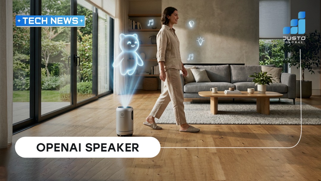 OpenAI First Device Movable Screenless Speaker as AI Companion | Justo Global