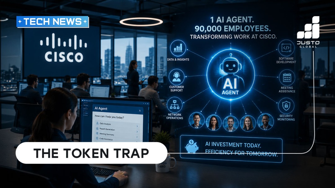 Cisco rolls out personalized AI agents to all 90,000 employees with focus on efficiency | Justo Global