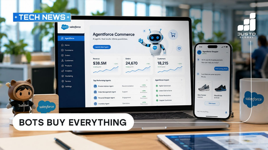 Salesforce releases major agentforce commerce update with new shopper and merchant AI agents | Justo Global