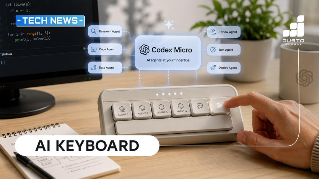 OpenAI Codex Micro Keyboard for Managing AI Agents | Justo Global